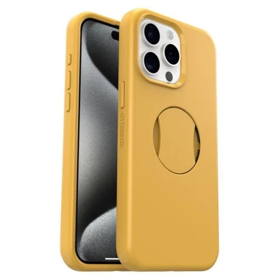 Cover Iphone 15 Pro Symmetry Otter Grip - Yellow